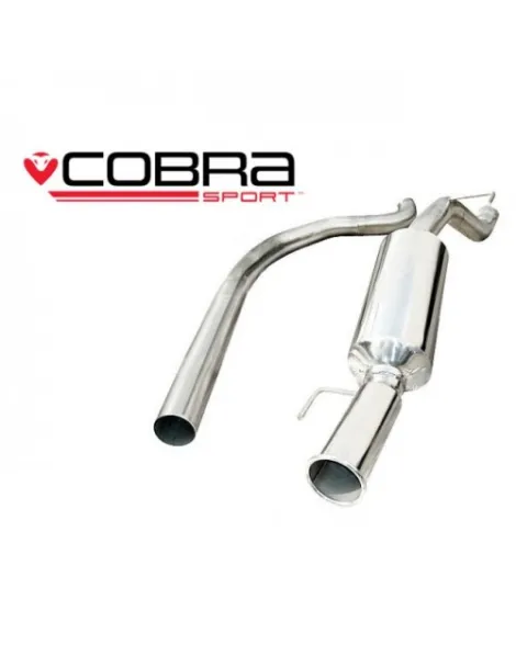 Vauxhall Corsa D Sri 07-09 Cobra Sport Cat Back System (Non-Resonated) Vauxhall Corsa D Sri 07-09 Cobra Sport Cat Back System (Non-Resonated)